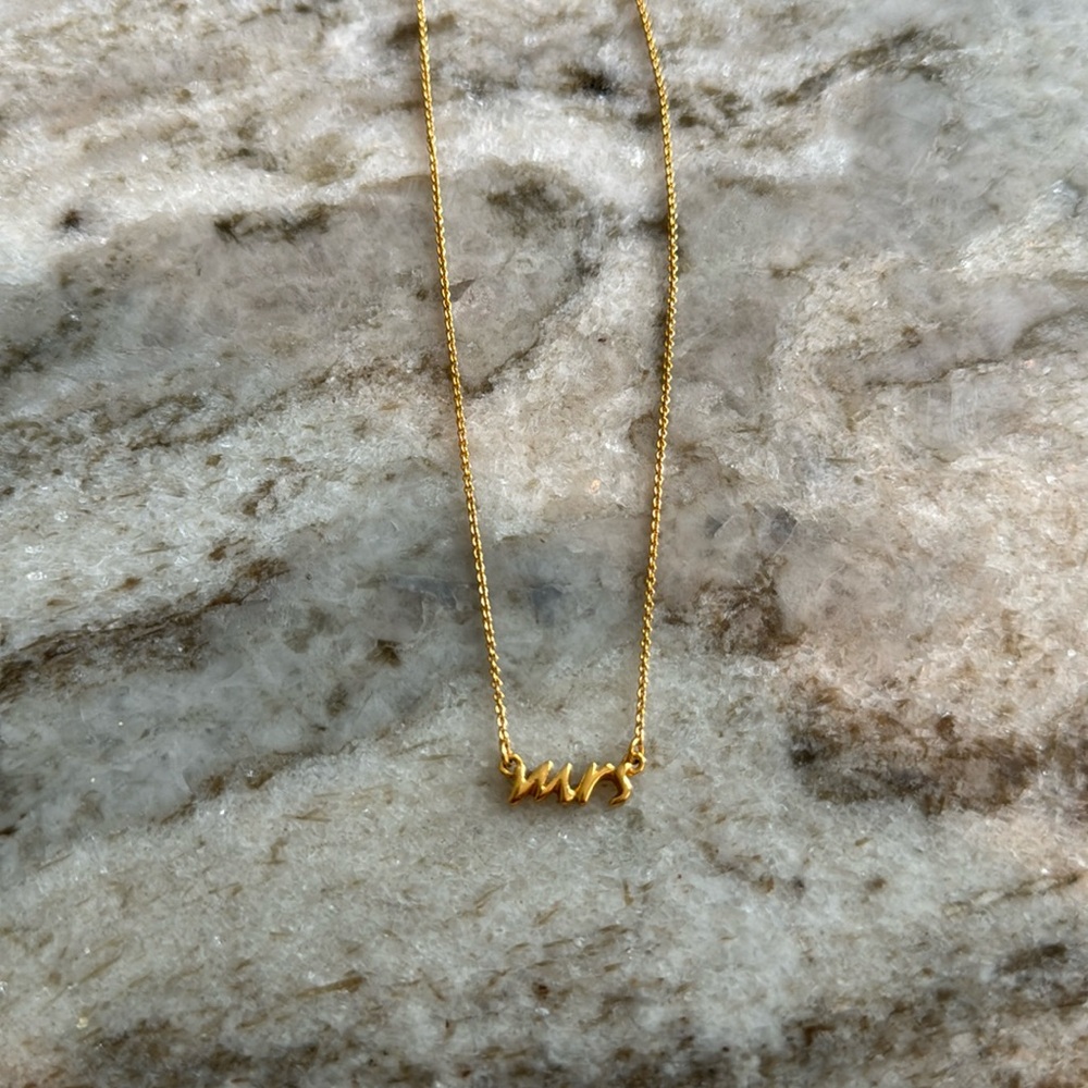 Kate Spade MRS necklace